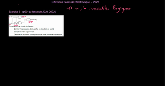 Exercice 6 : Révisions pour le DST bases de l'électronique