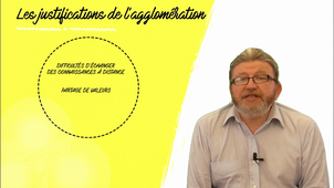 Les justifications de l'agglomération