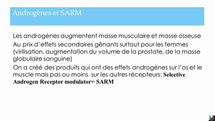 Les traitements de la sarcopénie