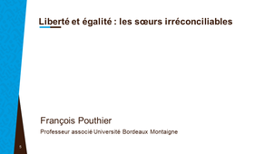 Audiance - Liberté et égalité : les deux soeurs irréconciliables