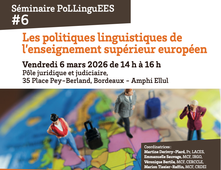Séminaire PoLLinguEES #6 Les politiques linguistiques de l’enseignement supérieur européen - Questions et débats