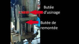 gmp-init-usinage-perçage-reglage de la butée