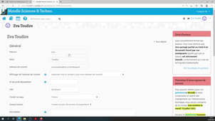 Modifier / supprimer sa photo de profil dans Moodle - Tutothèque étudiants