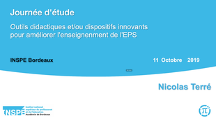 Outils didactiques et/ou dispositifs innovants pour améliorer l’enseignement en EPS