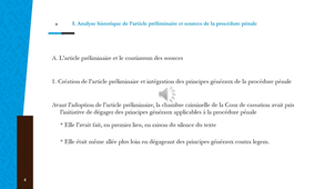 Procédure pénale: principes directeurs 0-1