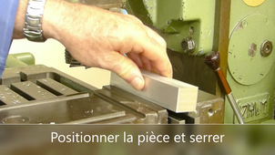 F-montage piece AP sur cales LR sur mors