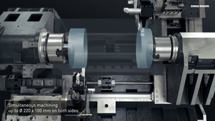 Tour bi-broches - bi-tourelles DMG-CTX350-4A