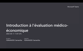 Introduction à l'évaluation médico-économique (HAS-CEESP-20250411)