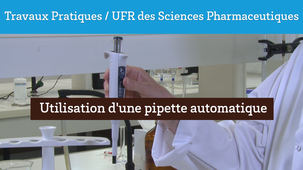 UE SAN TP / Utilisation d'une pipette automatique