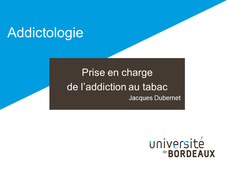 Addictologie / Prise en charge de l'addiction au tabac