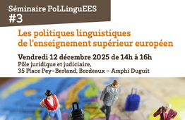 Séminaire PoLLinguEES #3 Les politiques linguistiques de l’enseignement supérieur européen - Christoph Barmeyer - Débat