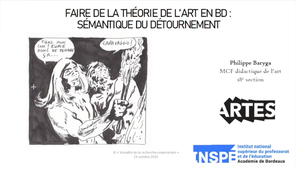 Faire de la théorie de l'art en BD : Sémantique du détournement