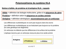 Cours DFGSM2 Compatibilité tissulaire en transplantation Partie 2 par Jonathan Visentin