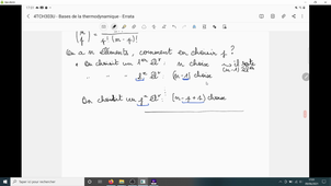 Thermo L2 Chimie - Cours2 - Vidéo 11 bis (bonus)