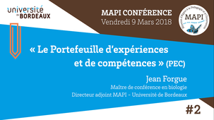 Le Portefeuille d’expériences et de compétences  - Jean Forgues