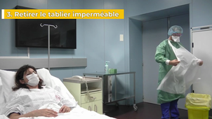 Deshabillage Covid-19 - CHU de Bordeaux