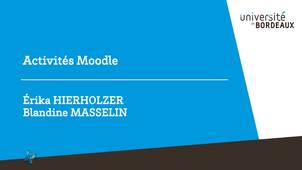 Activite Moodle