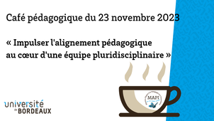 ☕ Café pédagogique - Impulser l'alignement pédagogique au cœur d'une équipe pluridisciplinaire ?