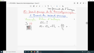 Thermo L2 Chimie - Cours5 - Video4