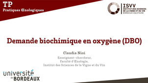 Demande biochimique en oxygène (DBO)