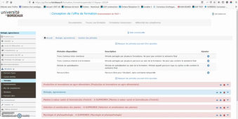 Tutoriel pour saisir les informations de la partie parcours-période dans l'outil  GOF construction