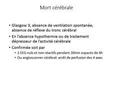Sémiologie des Comas