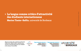 #7- La langue comme critère d'attractivité des étudiants internationaux - Martion Tissier-Raffin