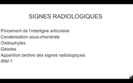 L'arthrose