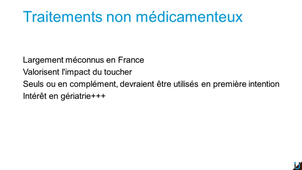 Douleur prise en charge non médicamenteuse