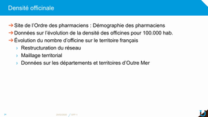 L'entreprise officinale - Gestion commerciale