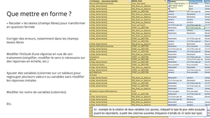 Traitement quantitatif - 2