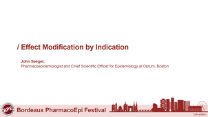 Effect modification by indication