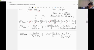 Transitions de phase M1 - Cours 14