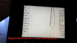 NDT Practical Eddy Current : Mercure Wheel rim test