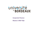 Corporate Finance 2