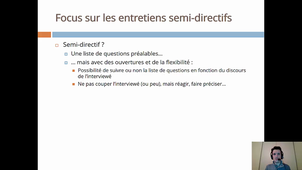 Mémoire M2 - Etudes qualitatives - 2 - Préparer ses entretiens