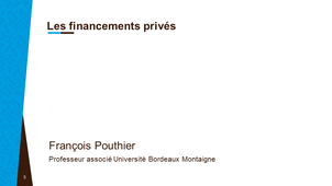 Audiance - Les financements privés