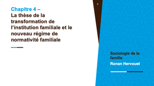 PFA - Sociologie de la famille - 4/4