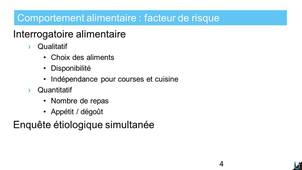 Diagnostic de la dénutrition