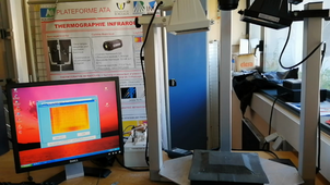 NDT IR thermography - Implementation on direct method (video1)