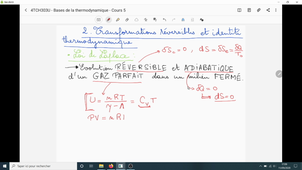 Thermo L2 Chimie - Cours5 - Video9