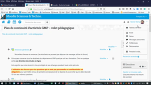 Gestion des mails reçus de Moodle - forums