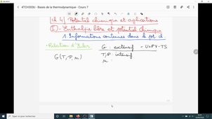 Thermo L2 Chimie - Cours7 - Video13