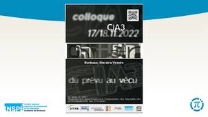 CIA3 Du prévu au vécu - Anne Cordier