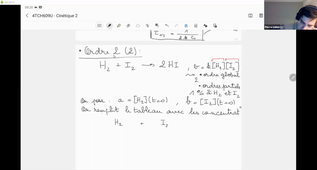 Cinétique L3 Chimie - Cours 2