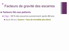 Escarres de la PA généralités