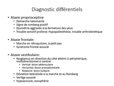 Syndromes cérébelleux