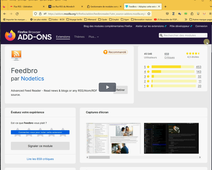 S'abonner à des flux RSS avec Feedbro (Firefox)