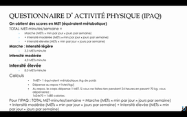 Les outils d'évaluation physique
