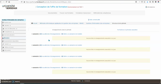 Tutoriel pour instancier des enseignements dans une période dans l'outil GOF construction